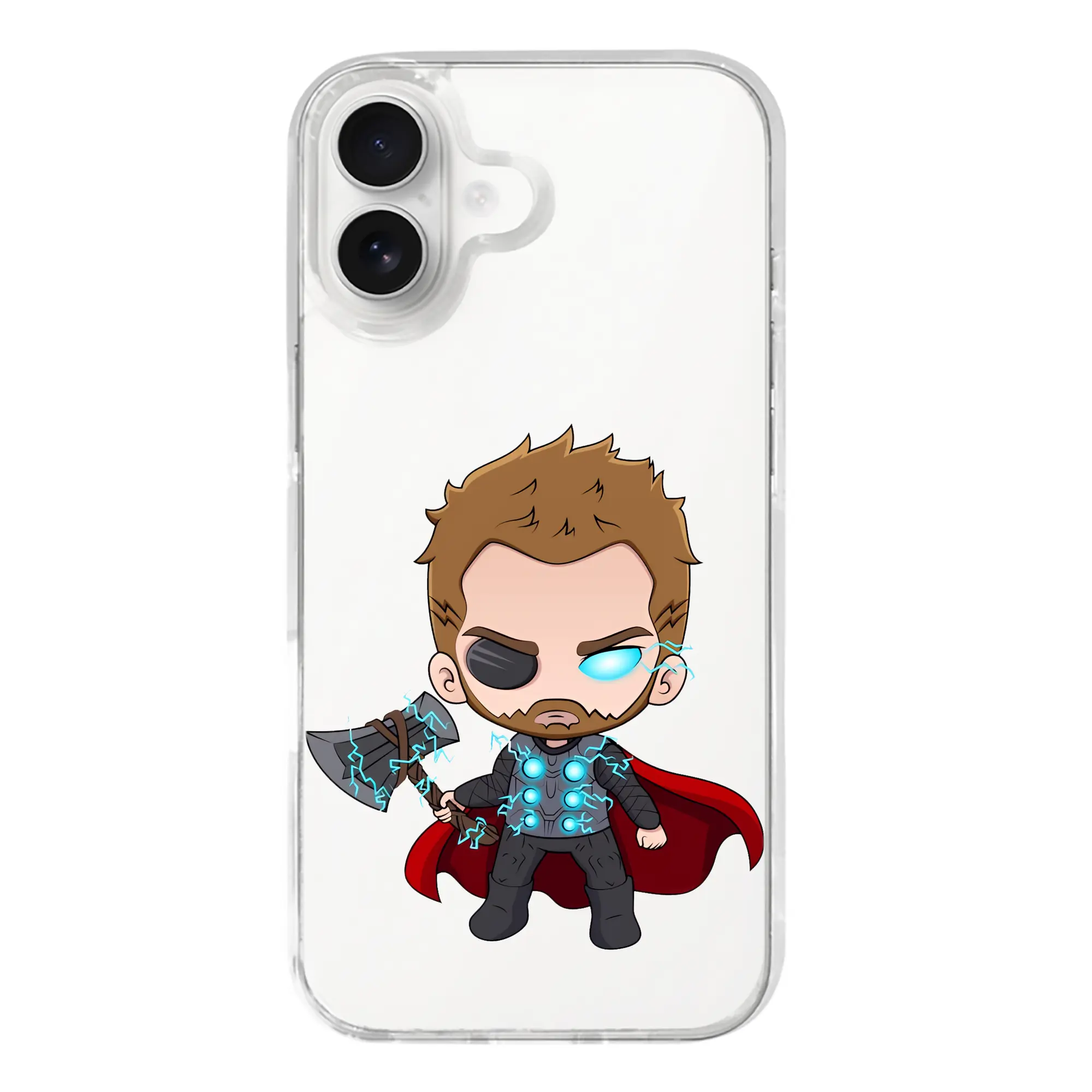 アベンジャーズ (Avenjāzu) グッズ マイティ・ソー（Thor） - iPhone 17シリーズ 透明スマホケース – 薄型・耐衝撃・精密フィット保護カバー